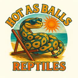 Hot as Balls Reptiles  logo