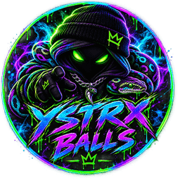 YSTRX BALLS logo