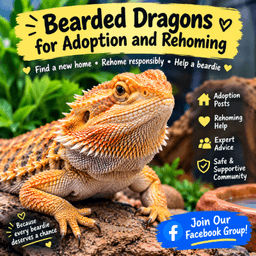 BEARDED DRAGONS FOR ADOPTION AND REHOMING logo